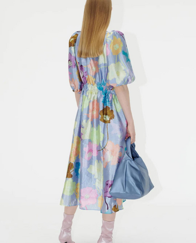 Stine Goya Elizabeth Filigram Blue Dress