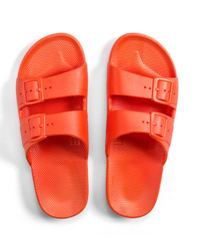 Freedom Moses Lucy Orange Neon Sandals