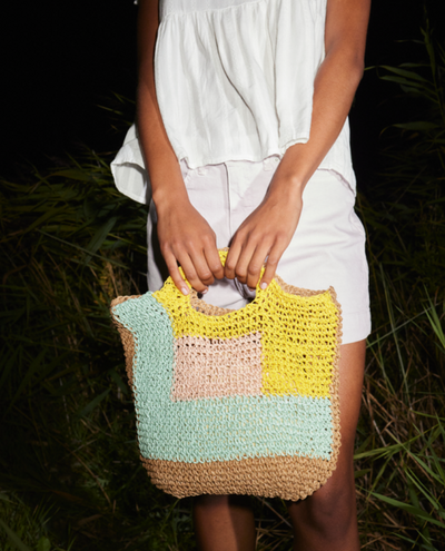 Ichi Devo Eggshll Blue Bag