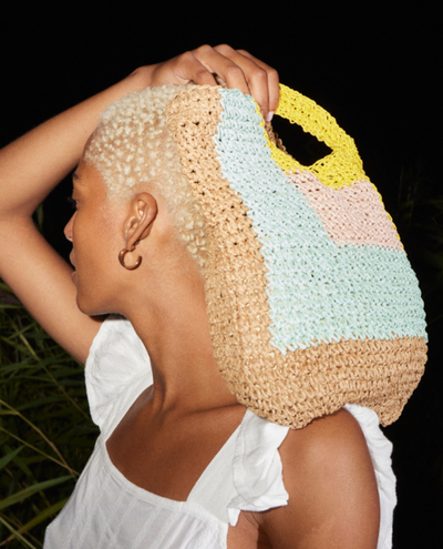 Ichi Devo Eggshll Blue Bag