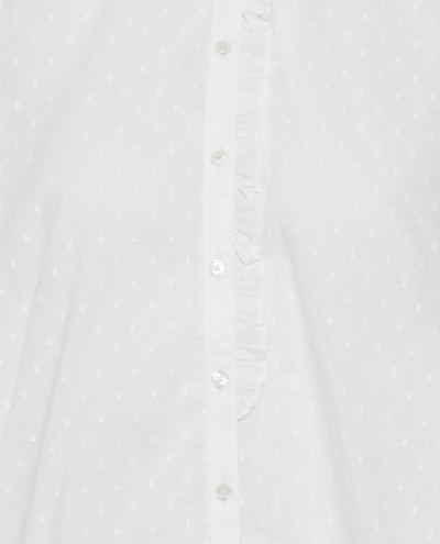 Ichi Folona Cloud Dancer White Shirt