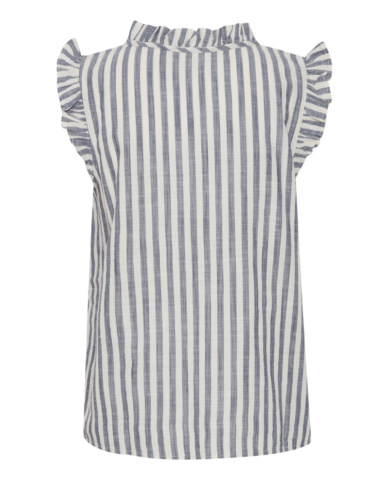 Ichi Gry Natural Stripe Top