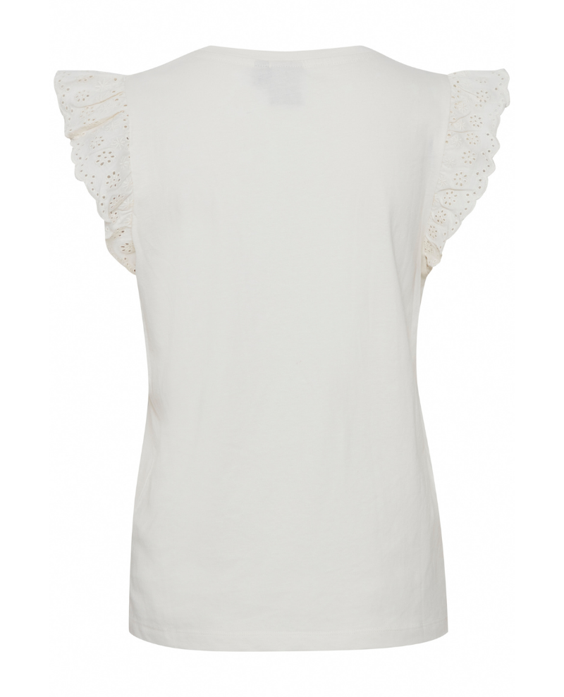 Ichi Jasmira Cloud Dancer Top