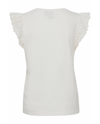 Ichi Jasmira Cloud Dancer Top
