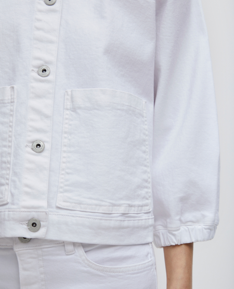 Ichi Ziggy Bright White Jacket