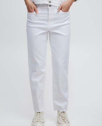 Ichi Ziggy Raven Bright White Jeans