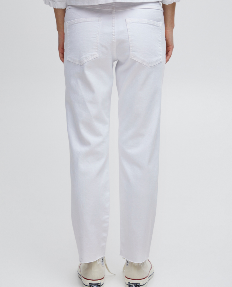 Ichi Ziggy Raven Bright White Jeans