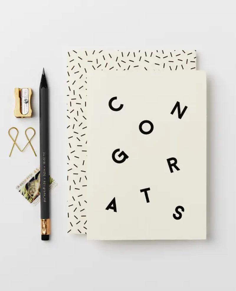 Katie Leamon Congrats Scatter Card