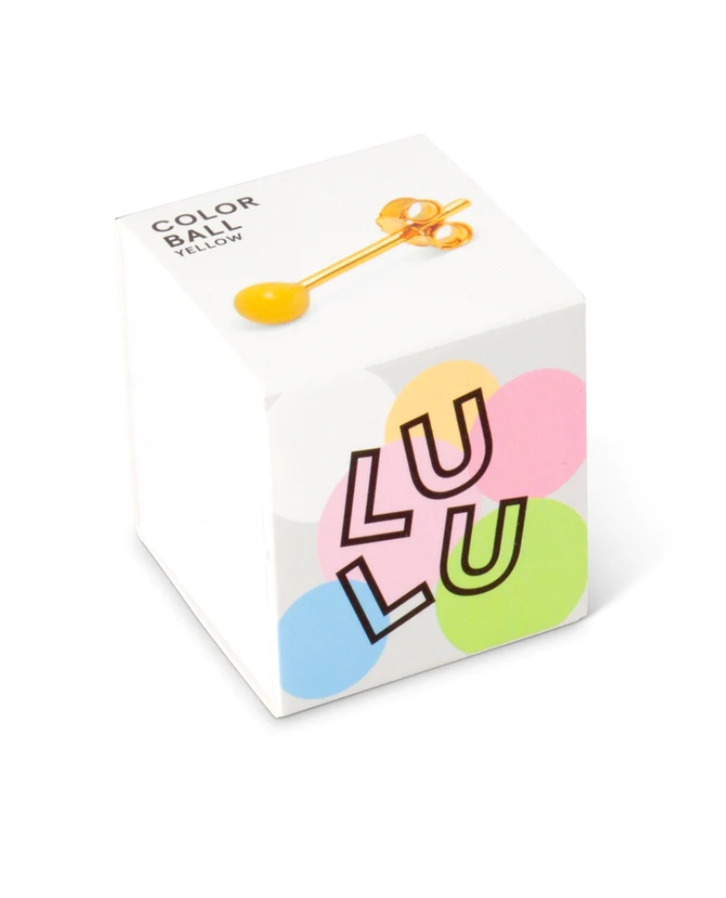 Lulu Copenhagen Colour Ball Stud Earring