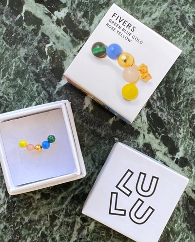 Lulu Copenhagen Fivers Coloured Earring