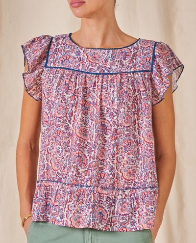 Mabe Maya Print Multicolor Top
