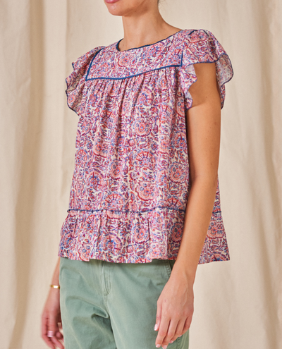 Mabe Maya Print Multicolor Top