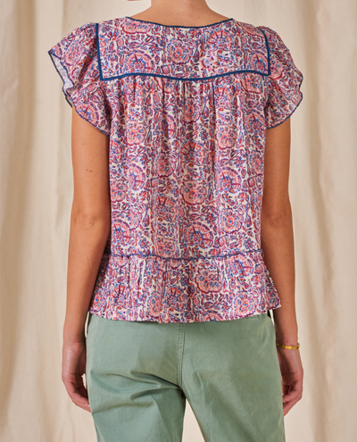Mabe Maya Print Multicolor Top