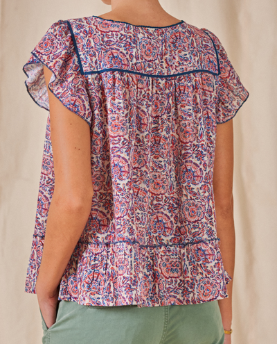 Mabe Maya Print Multicolor Top