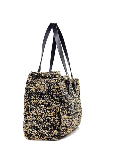Nooki Katie Shopper Natural Black Bag