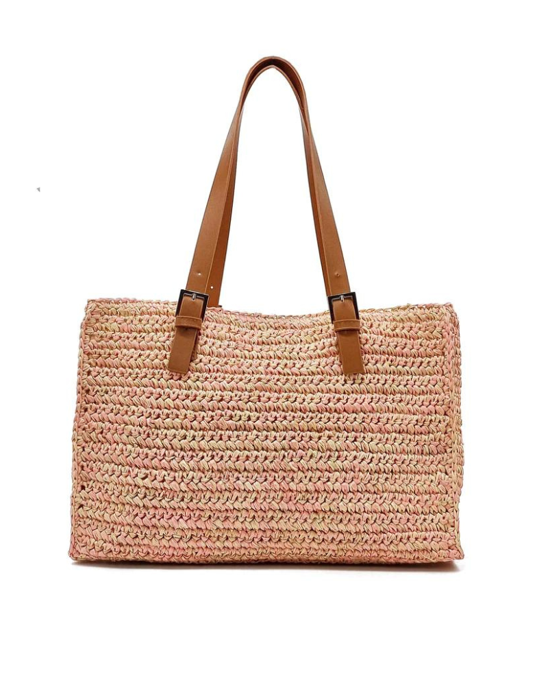 Nooki Katie Shopper Natural Pink Bag