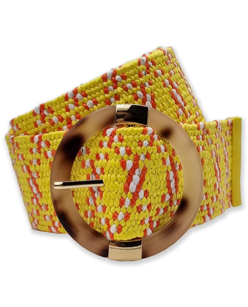 Nooki Kayleigh Yellow Mix Belt