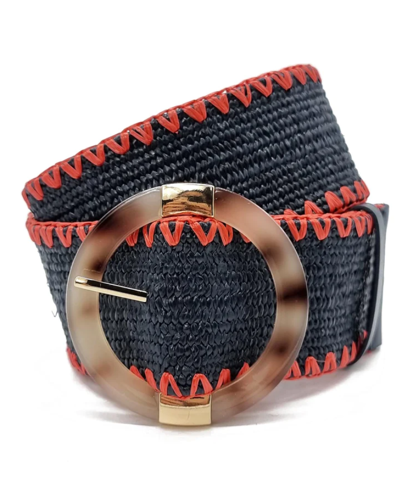 Nooki Seychelle Navy Belt