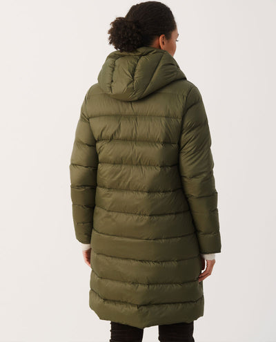 Part Two Sanika Grape Leaf Padded Coat Back | Biscuit Clothing