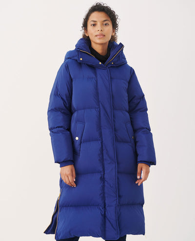 Part Two Storma Blueprint Coat on Model | Biscuit Clothing