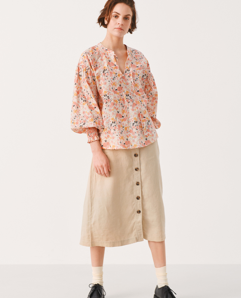 Part Two Namis Pink Floral Bouse