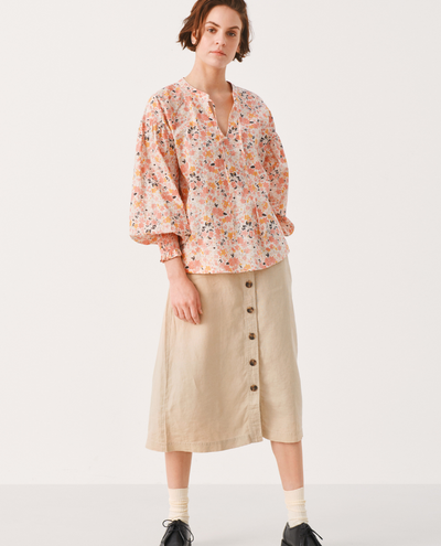 Part Two Namis Pink Floral Bouse