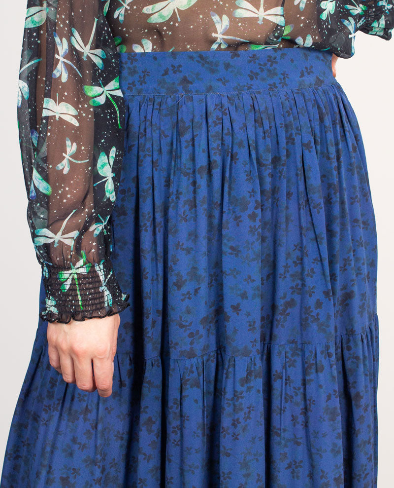 Primrose Park Erin Dark Floral Skirt