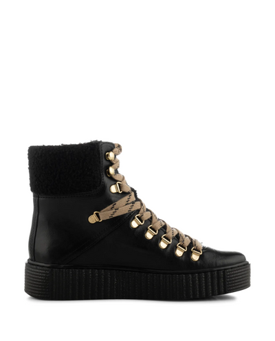 Shoe The Bear Agda Warm Lined Black Boot