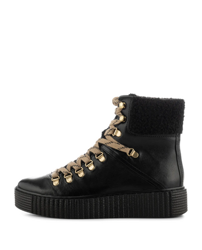 Shoe The Bear Agda Warm Lined Black Boot