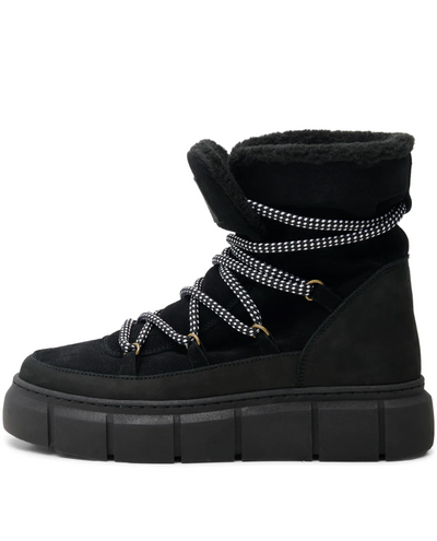 Shoe The Bear Tove Snow Black Suede Boots