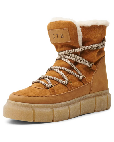 Shoe The Bear Tove Snow Tan Leather Boots