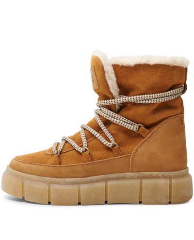 Shoe The Bear Tove Snow Tan Leather Boots