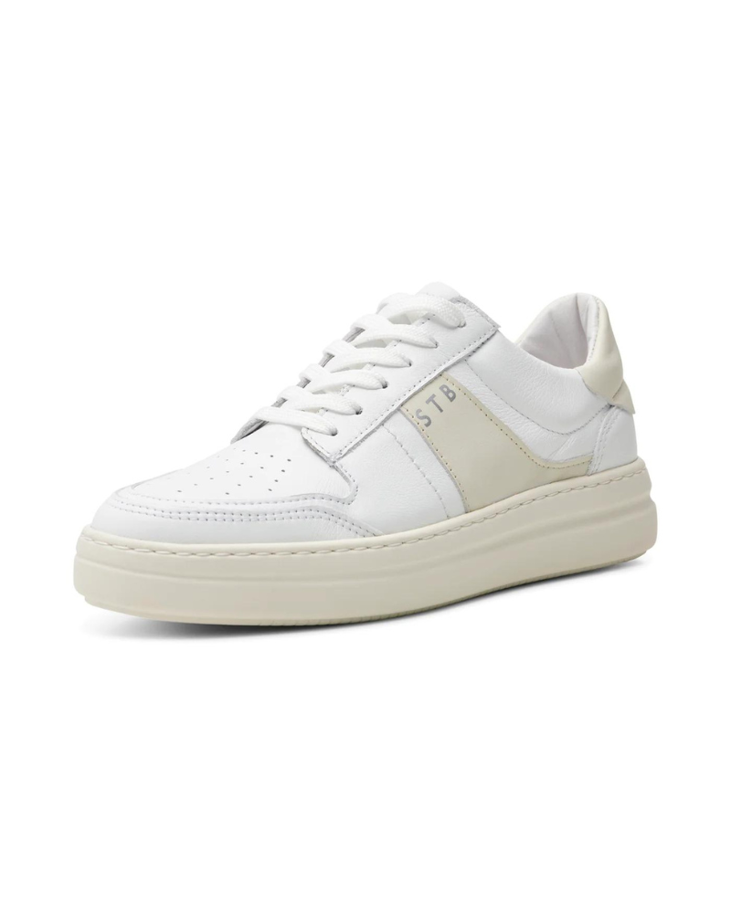 Shoe The Bear Valda White Leather Trainer