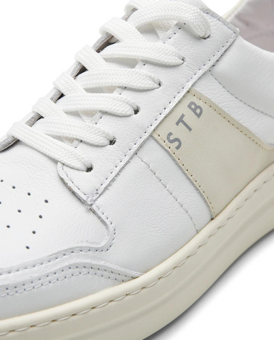 Shoe The Bear Valda White Leather Trainer