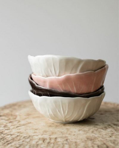 Van Verre Asst. White Cabbage Bowls