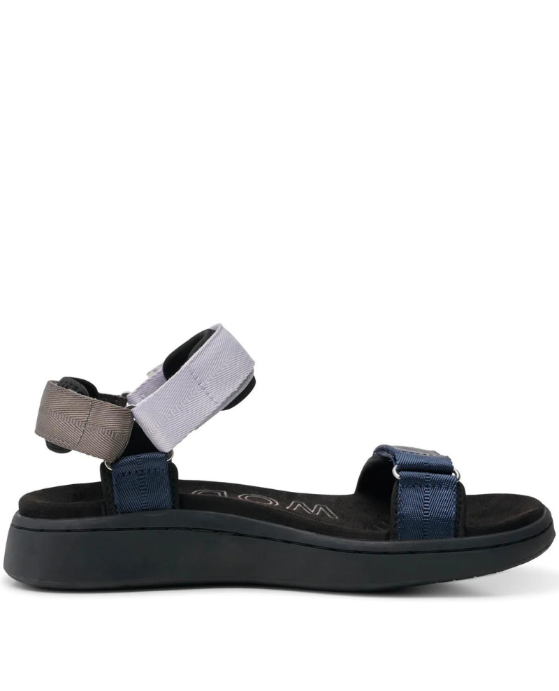 Woden Line Multi Navy Sandal