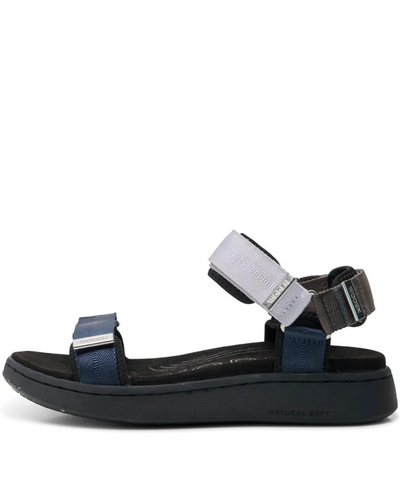 Woden Line Multi Navy Sandal