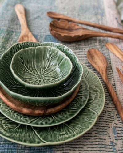 Van Verre Asst. Green Cabbage Bowls