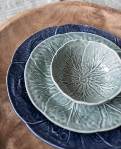 Van Verre Asst. Ice Blue Cabbage Bowls