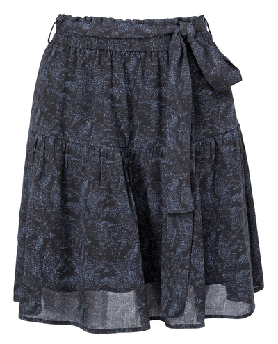 Yaya Anthracite Mini Skirt