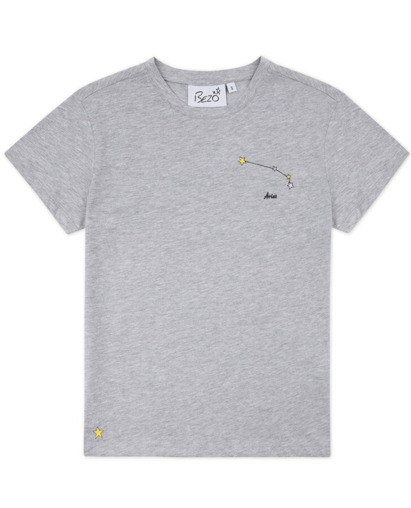 Bezo Grey Aires Zodiac T-Shirt