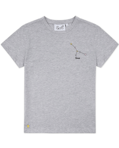 Bezo Grey Cancer Zodiac T-Shirt