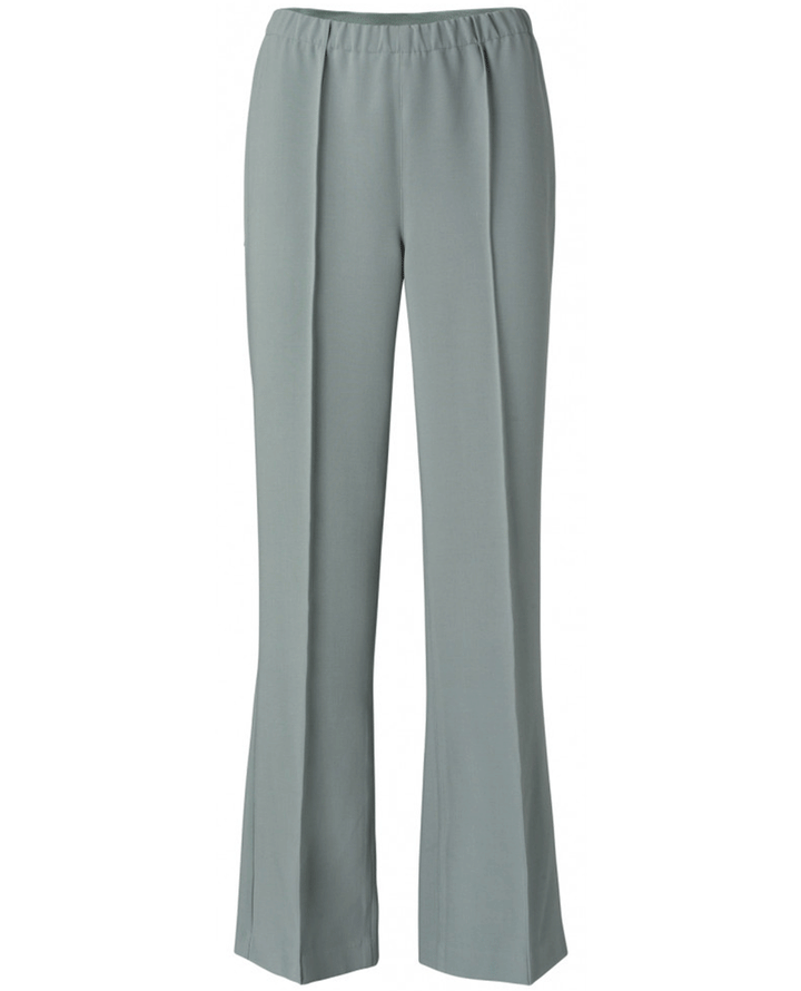Yaya Concrete Blue Wide Leg Trousers