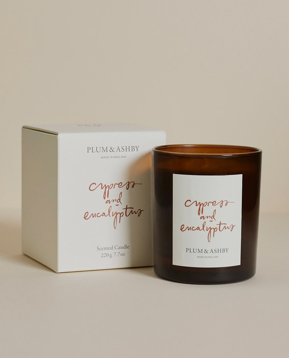 Plum and Ashby Cypress & Eucalyptus Candle