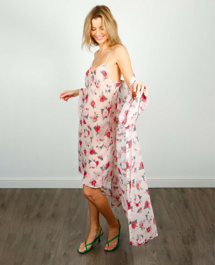 Primrose Park Emma Floral Beige Blooms Dress