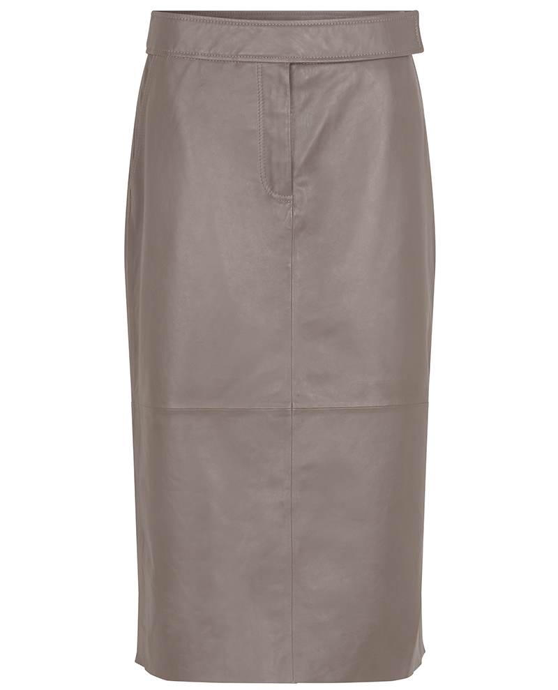 Second Female Francie Cinder Leather Skirt