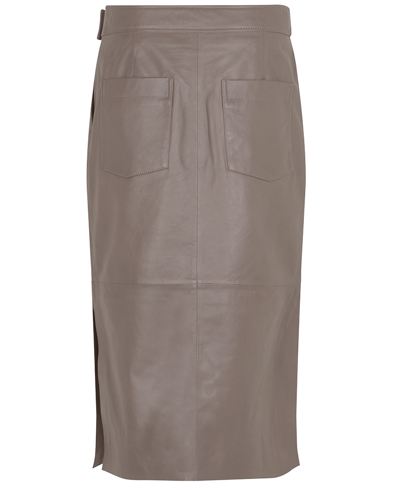 Second Female Francie Cinder Leather Skirt