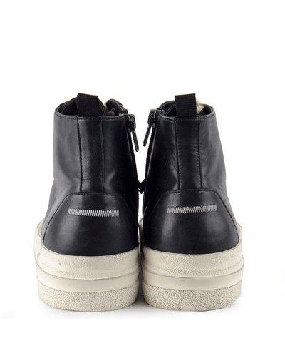 Ash Ghibly Black Leather Trainers