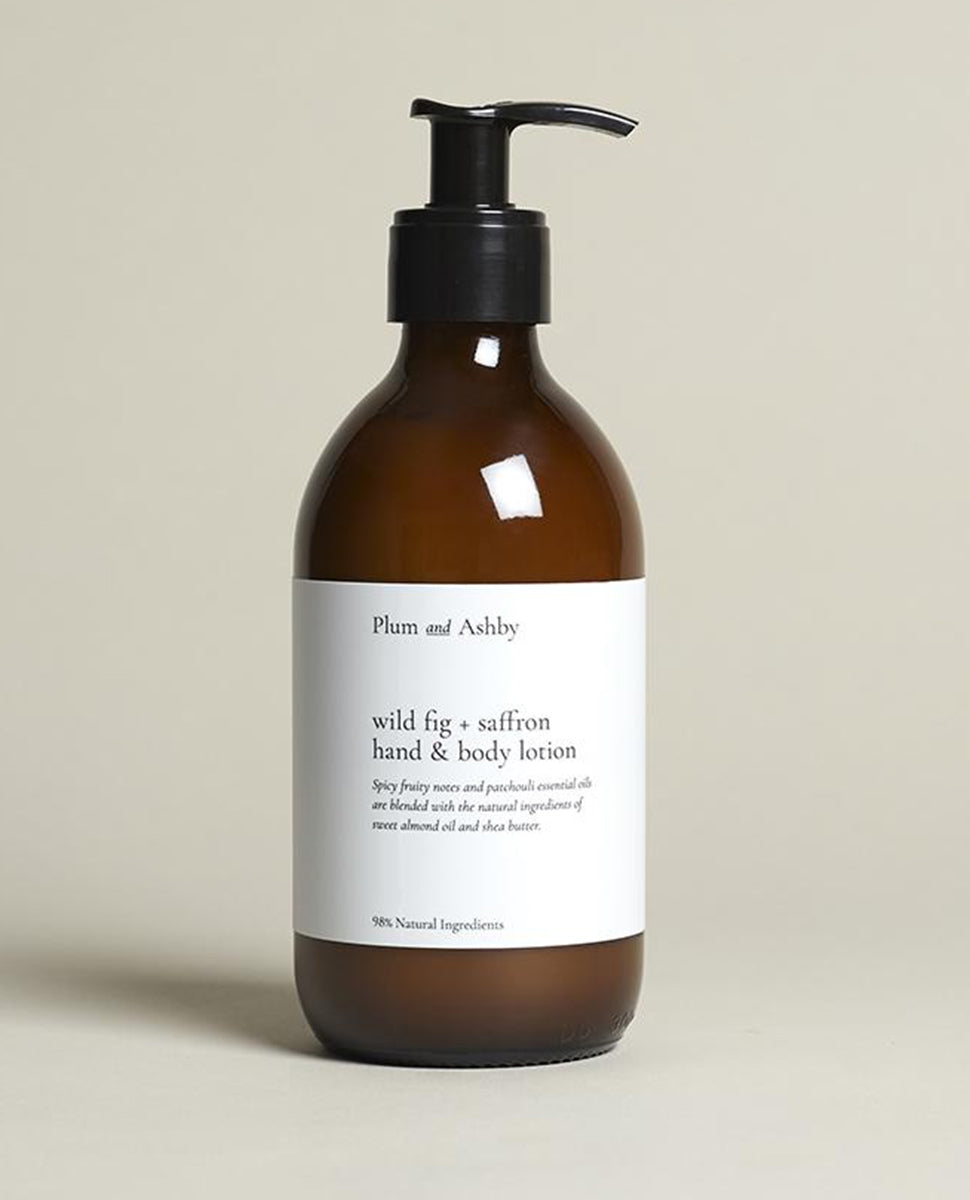 Plum and Ashby Wild Fig & Saffron Hand & Body Lotion