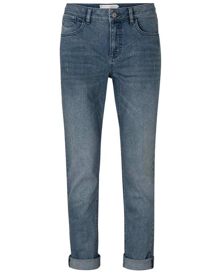 Yaya Indigo Blue Boyfriend Jeans